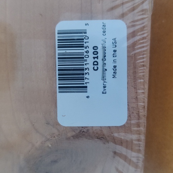 NWT Danielson Designs Everything is beautiful in its time  cedar wall plaque - Picture 8 of 8